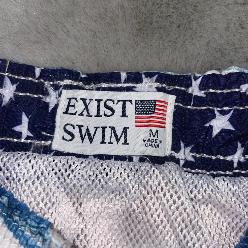 🇺🇸NWT Men's Red and Blue Swim Shorts